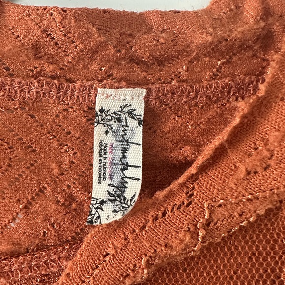 Free people Intimately burnt orange high neck tank - Picture 3 of 4